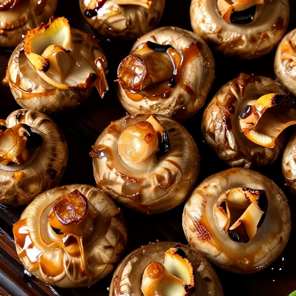Easy Balsamic Roasted Garlic Mushrooms
