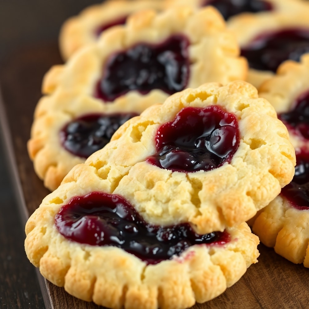 Easy Blackberry Shortbread Wedges