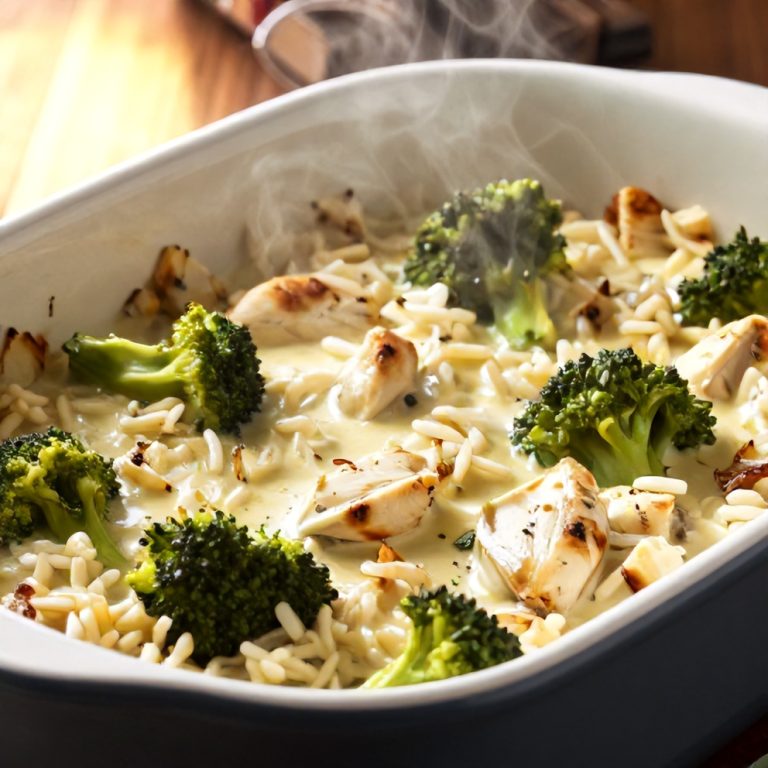 Easy Cheesy Broccoli Chicken and Rice Crockpot Dinner