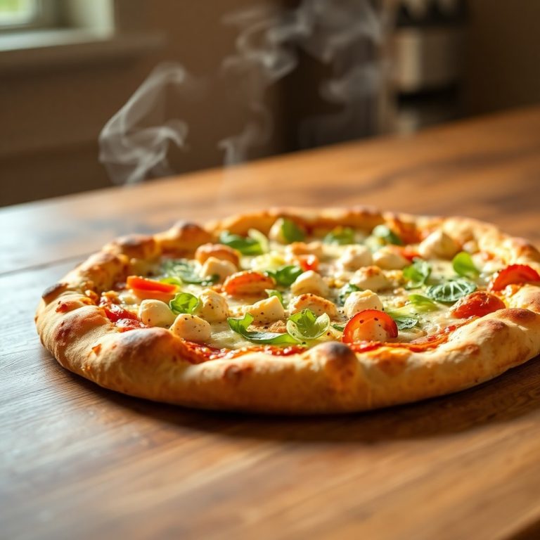 Chicken Caesar Salad Pizza