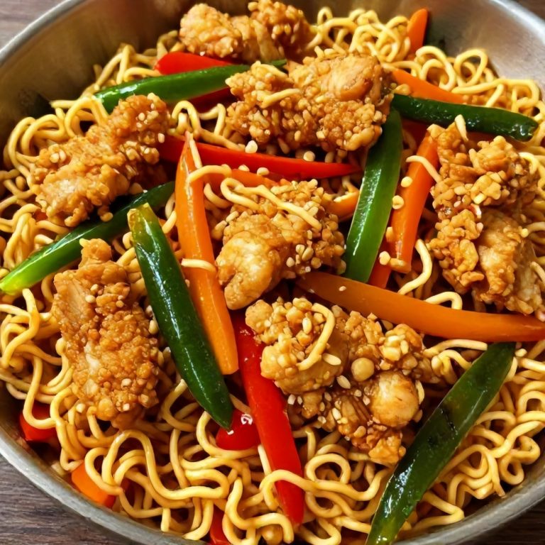 easy chicken ramen stir fry