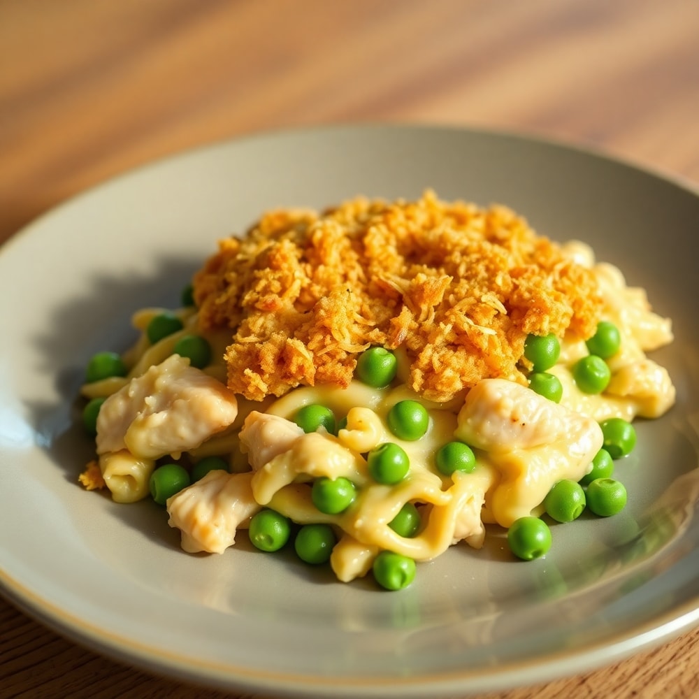 Plated Chicken Tetrazzini