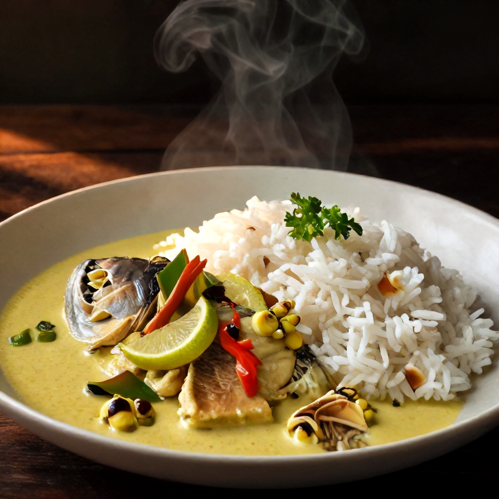 Easy Coconut Lime Fish Curry