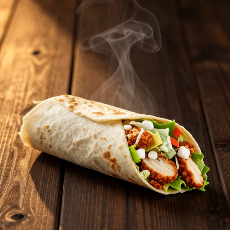 Easy Chicken Caesar Wrap