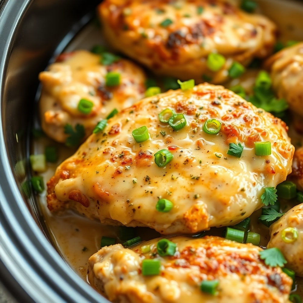crockpot garlic herb chicken