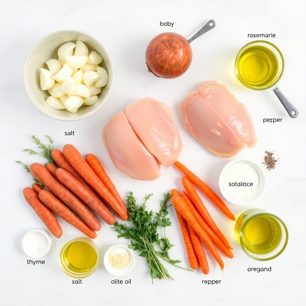Crockpot Garlic Herb Chicken Ingredients