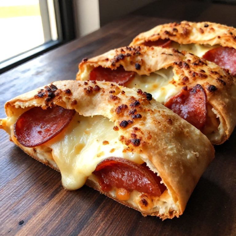 Easy High Protein Pepperoni Pizza Rolls