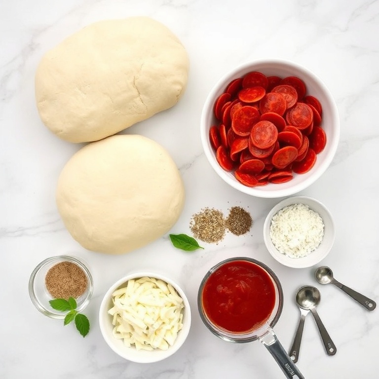 Easy High Protein Pepperoni Pizza Rolls Ingredients