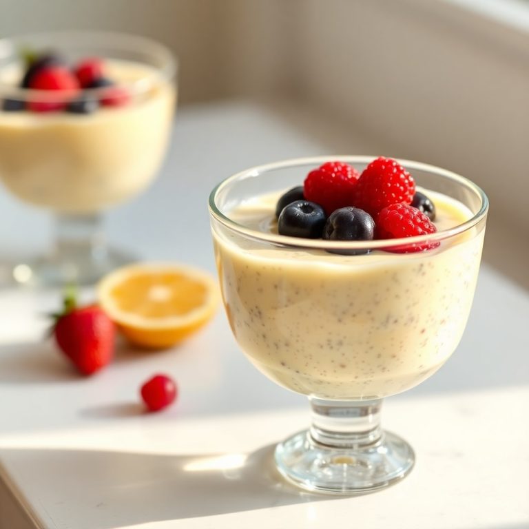 Easy Lemon Curd Chia Pudding