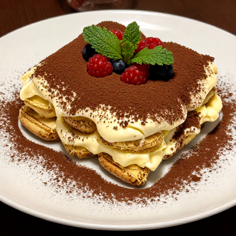 Lemon Tiramisu with Ladyfingers and Mascarpone Cream