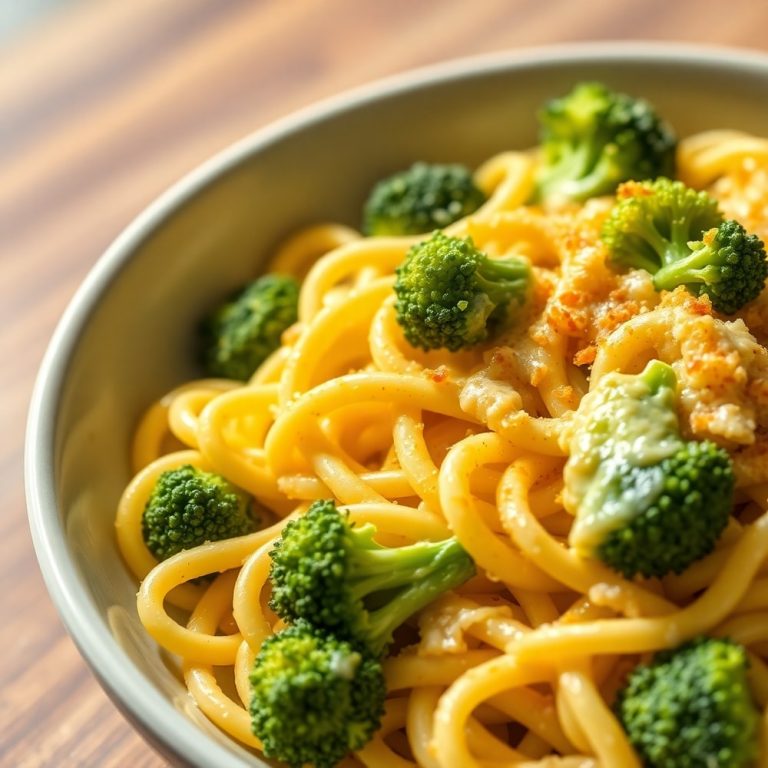 Mafaldine Pasta Limone with Broccoli