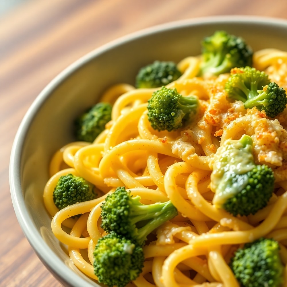 Mafaldine Pasta Limone with Broccoli