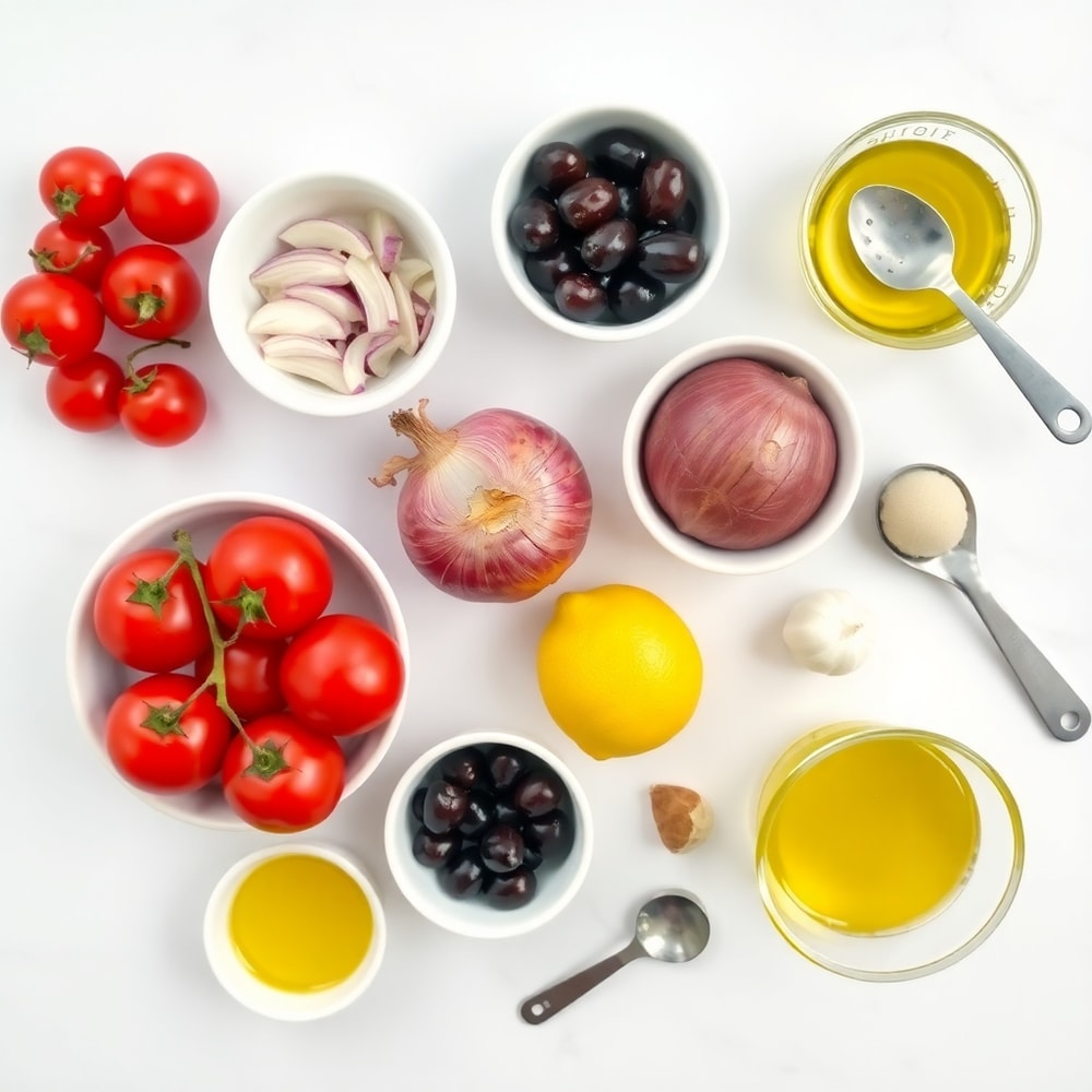 Ingredients for Mediterranean Baked Cod