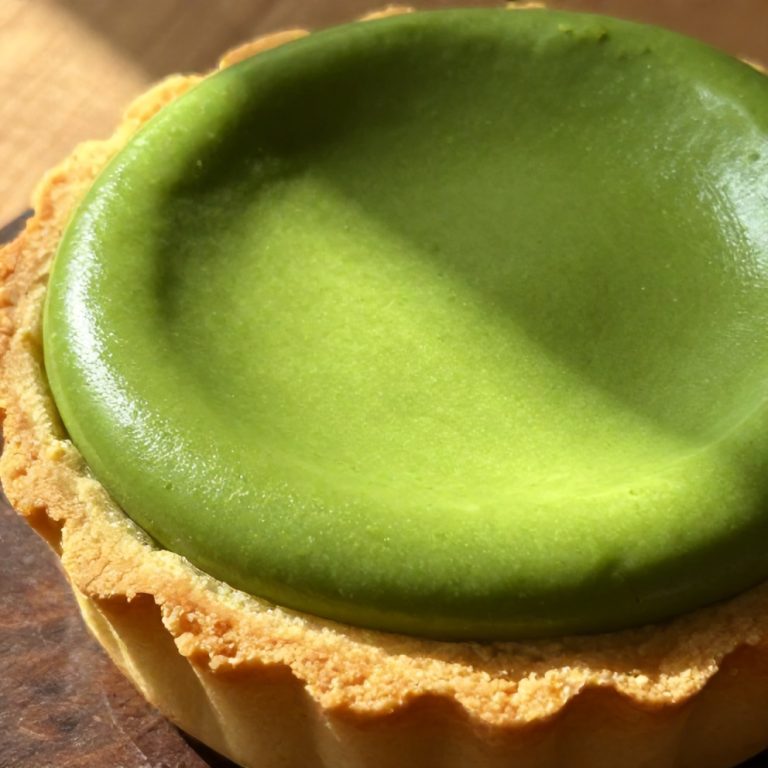 no-bake matcha coconut cream tart