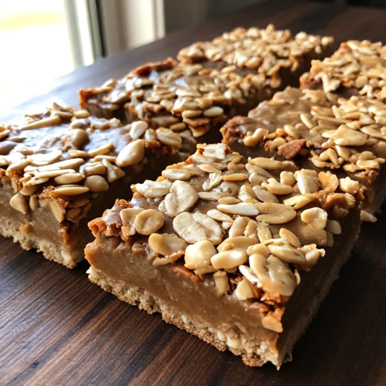 easy no-bake peanut butter oat bars