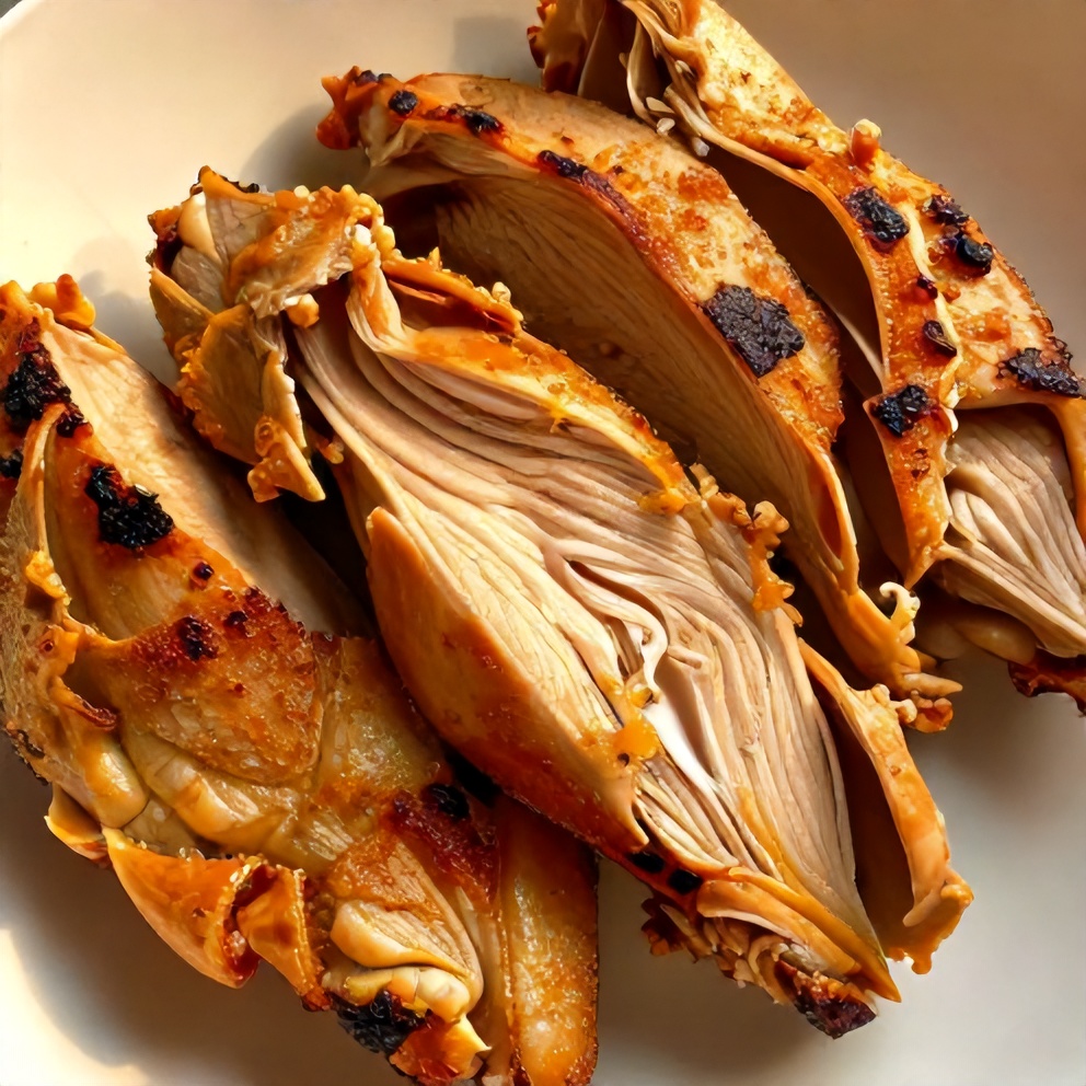 orange teriyaki turkey medallions