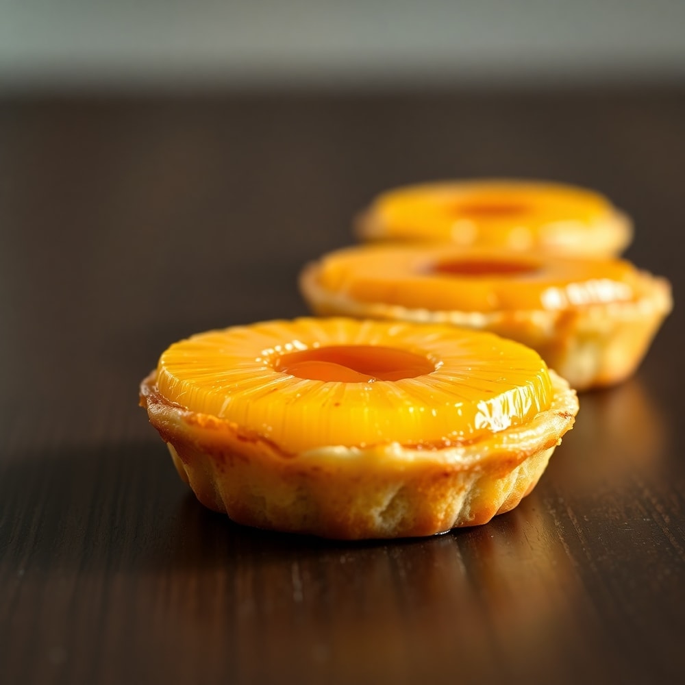 Pineapple Mascarpone Upside-Down Mini Cakes