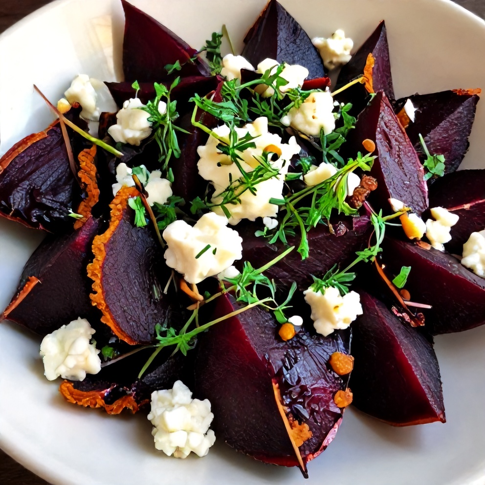 Easy Roasted Beet Salad