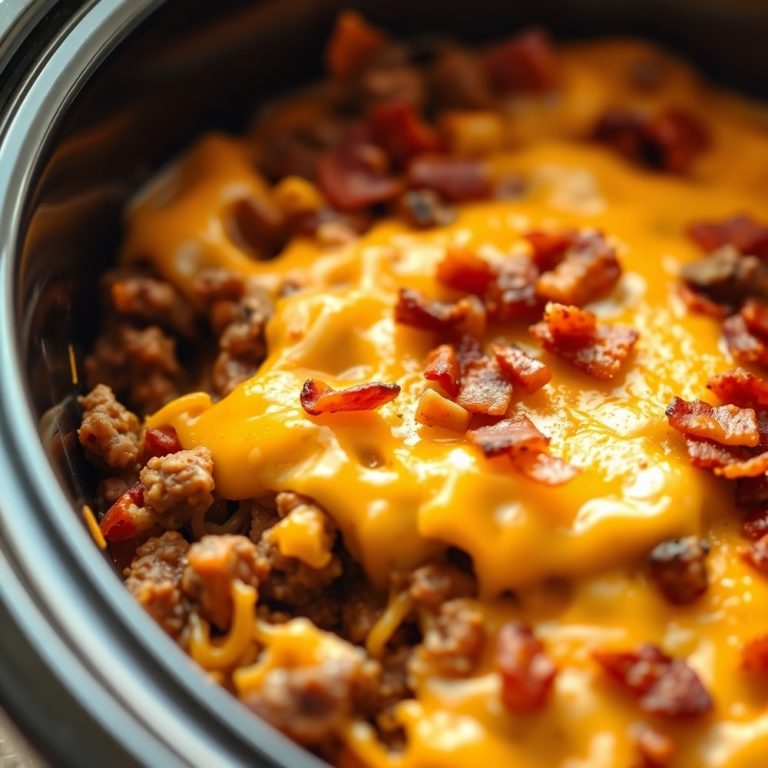 Easy Slow Cooker Cowboy Casserole