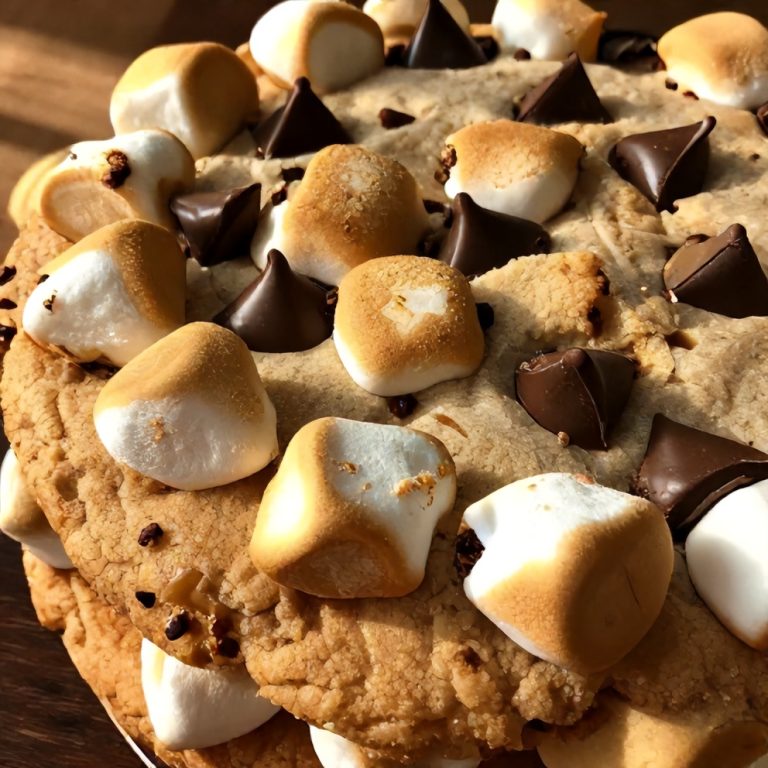 Easy S’mores Cookie Cake