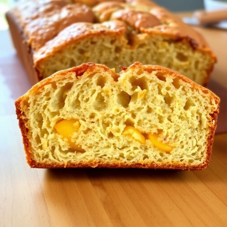 Easy Spiced Peach Bread