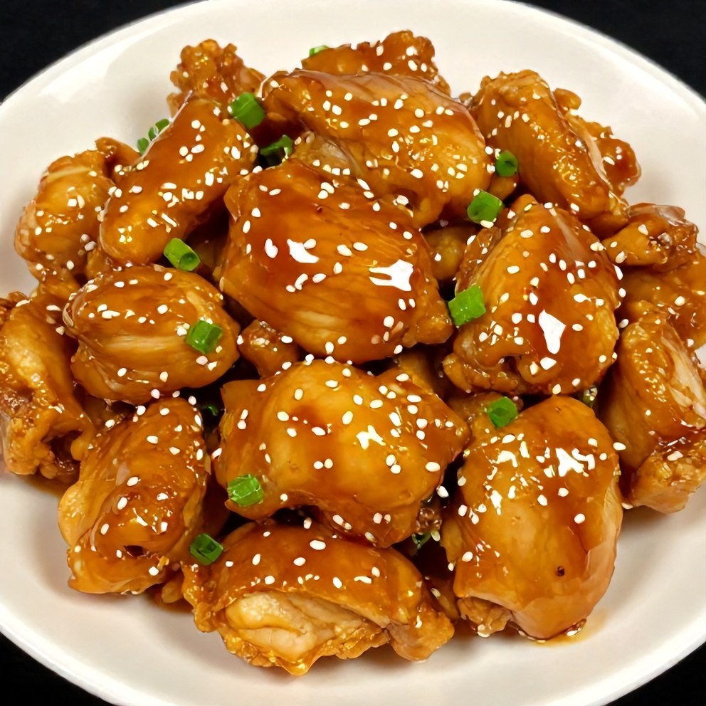 Easy Spicy Honey Soy Sauce Dinner plated