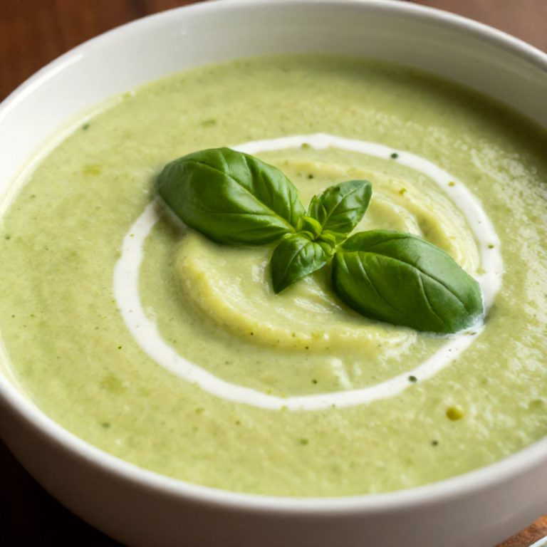 Easy Spring Zucchini Basil Soup