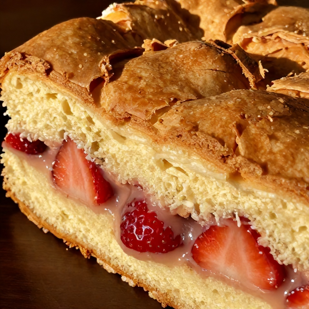 Easy Strawberry Earthquake Cake
