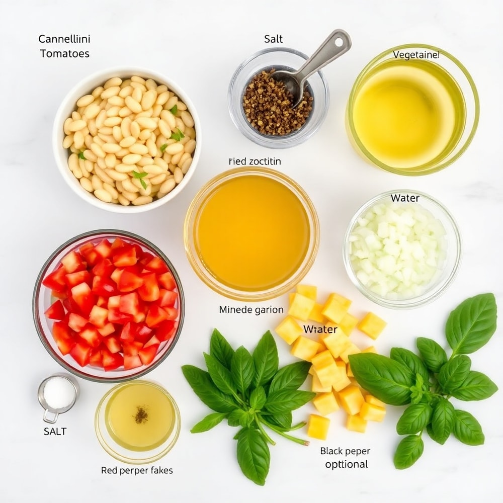 Easy Summer Minestrone Soup Ingredients