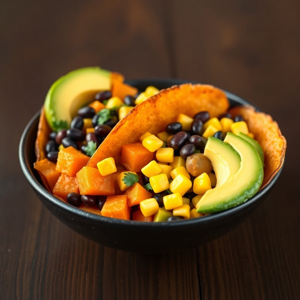 Easy Sweet Potato Taco Bowl