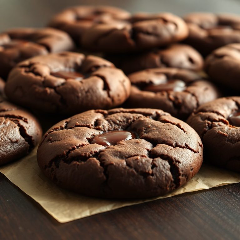 Fudgy Chocolate Brownie Cookies