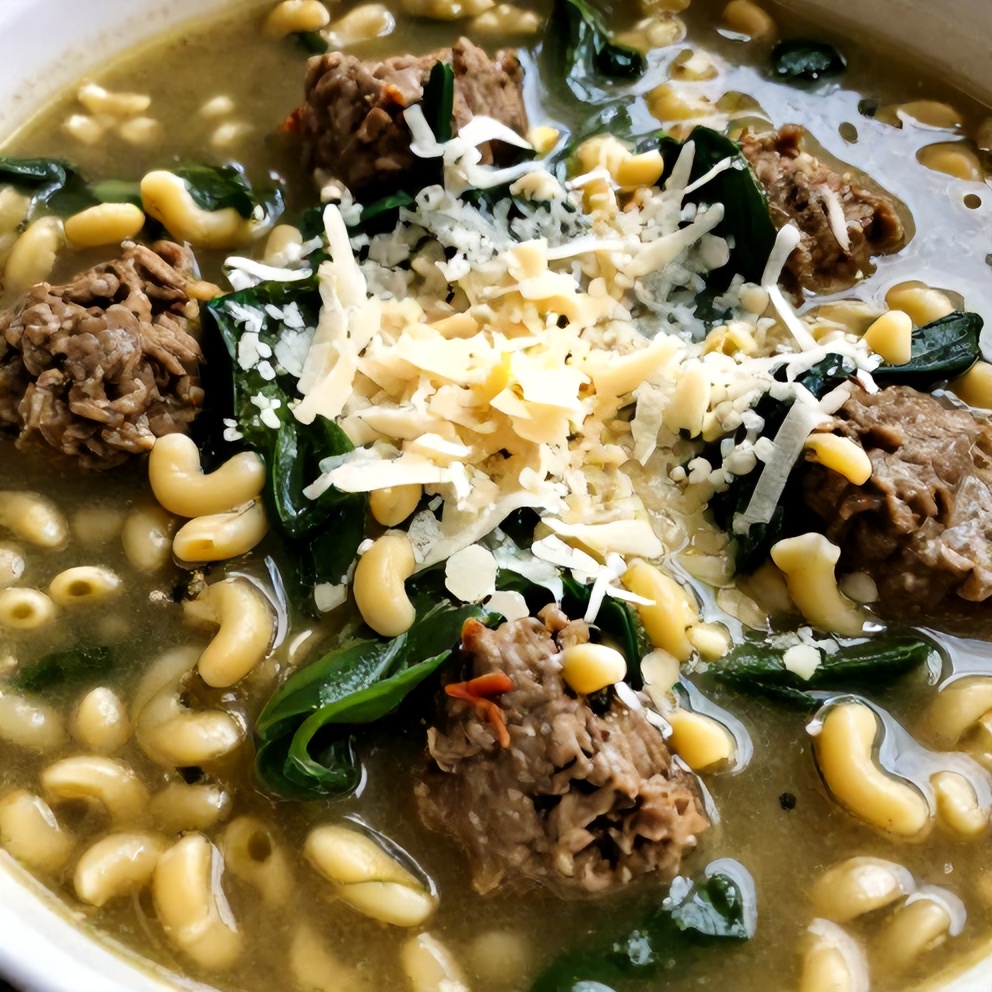 hearty turkey meatball soup