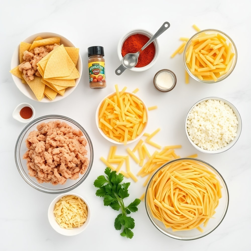 High Protein Taco Pasta Ingredients