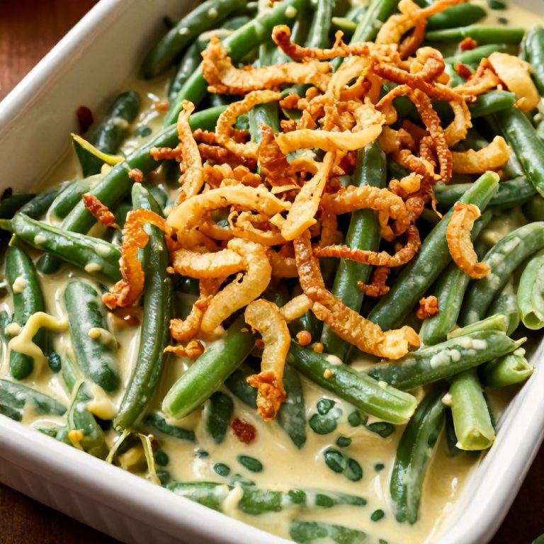 homemade green bean casserole