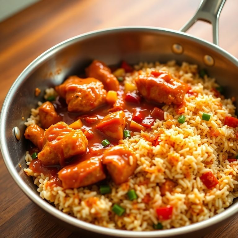 Honey BBQ Chicken and Rice