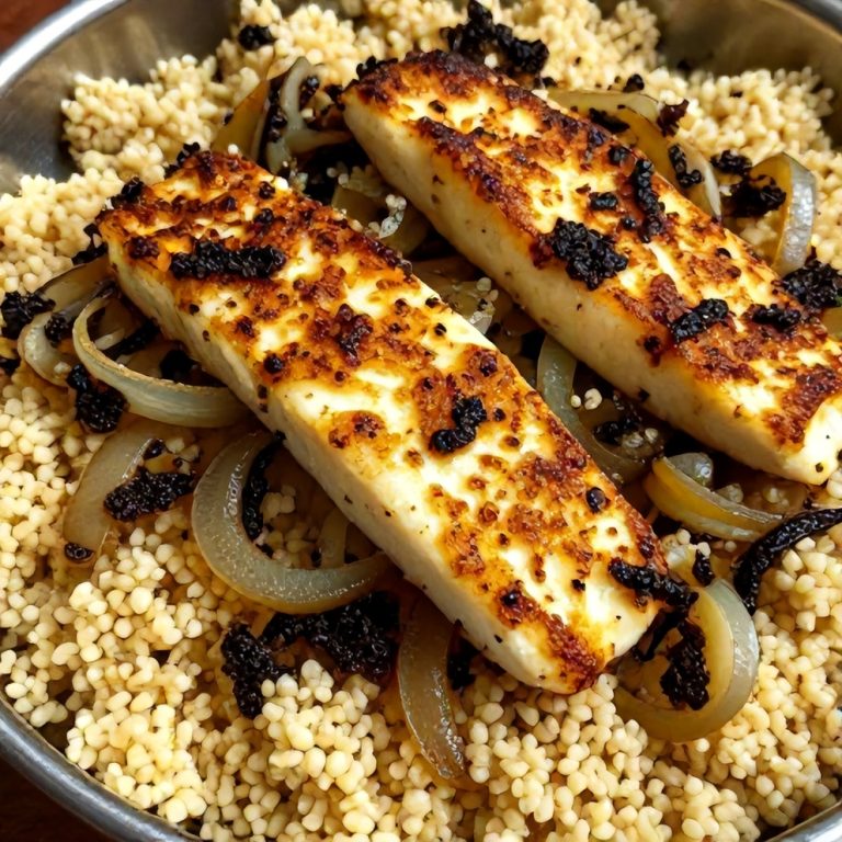 Honey Halloumi Couscous Salad