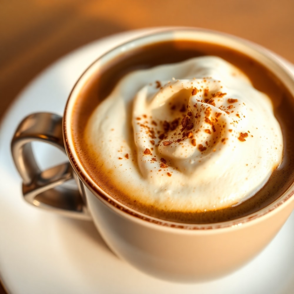Hot Shaken Espresso in Mug
