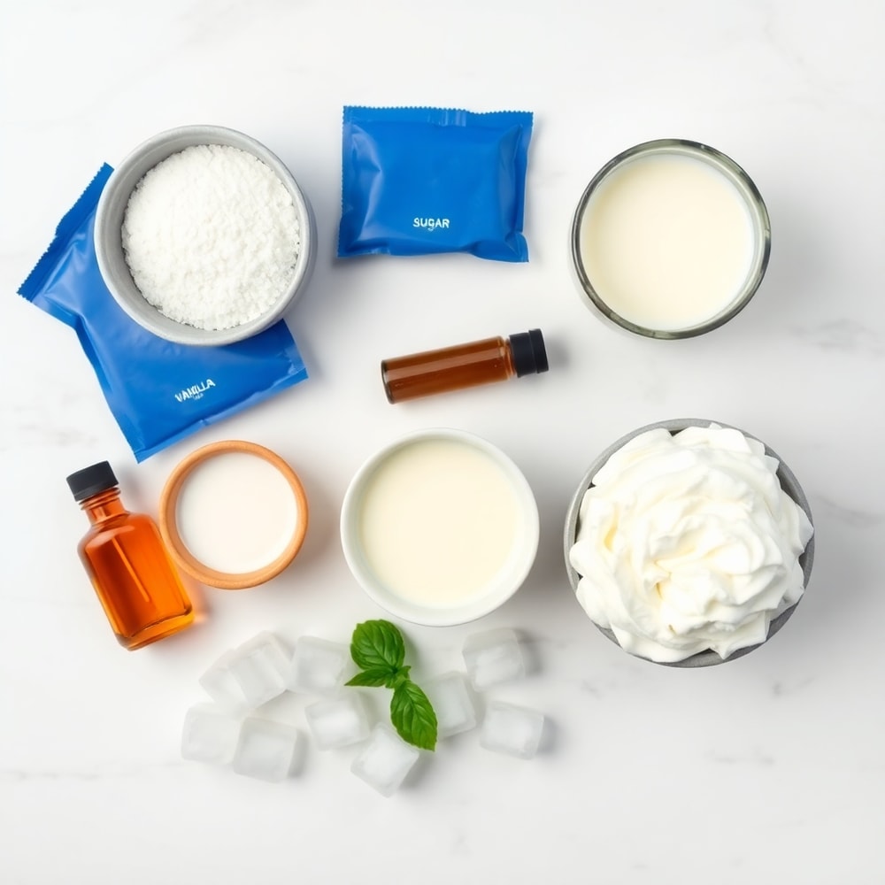 Iced Blue Tea Latte Ingredients