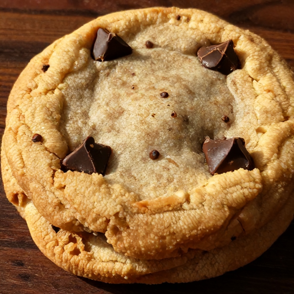 inside out chocolate chip cookies