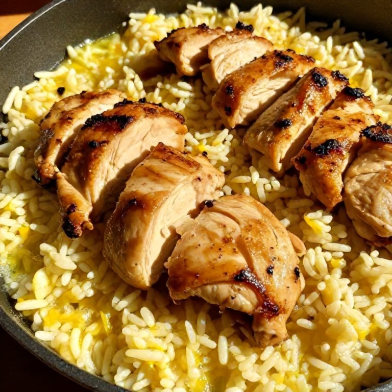 one-pan lemon chicken and rice