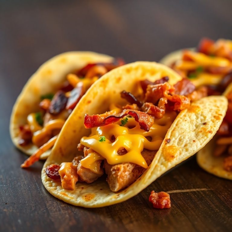 oven baked chicken bacon ranch tacos