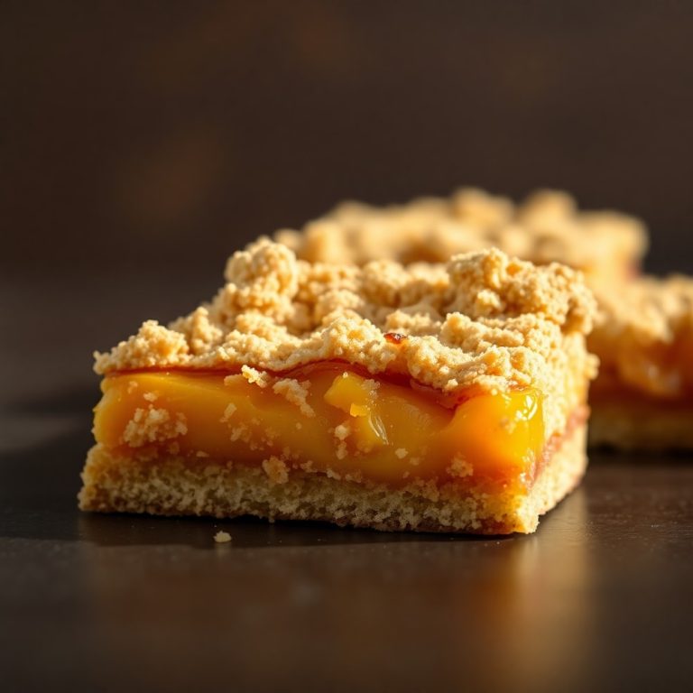 Peach Crumb Bars