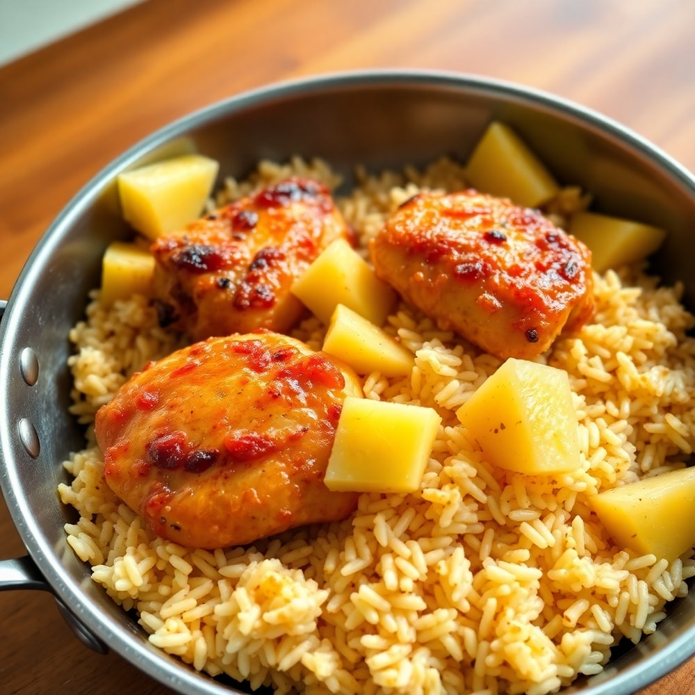 Pineapple Chicken and Rice