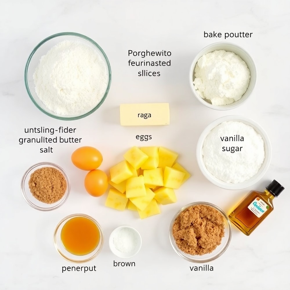 Pineapple Upside Down Sugar Cookies Ingredients
