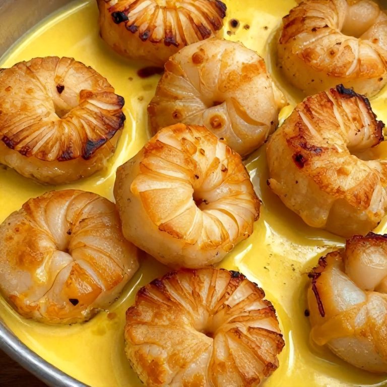 Quick Cajun Scallops