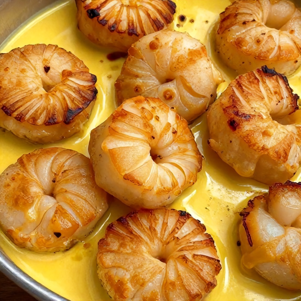 Quick Cajun Scallops