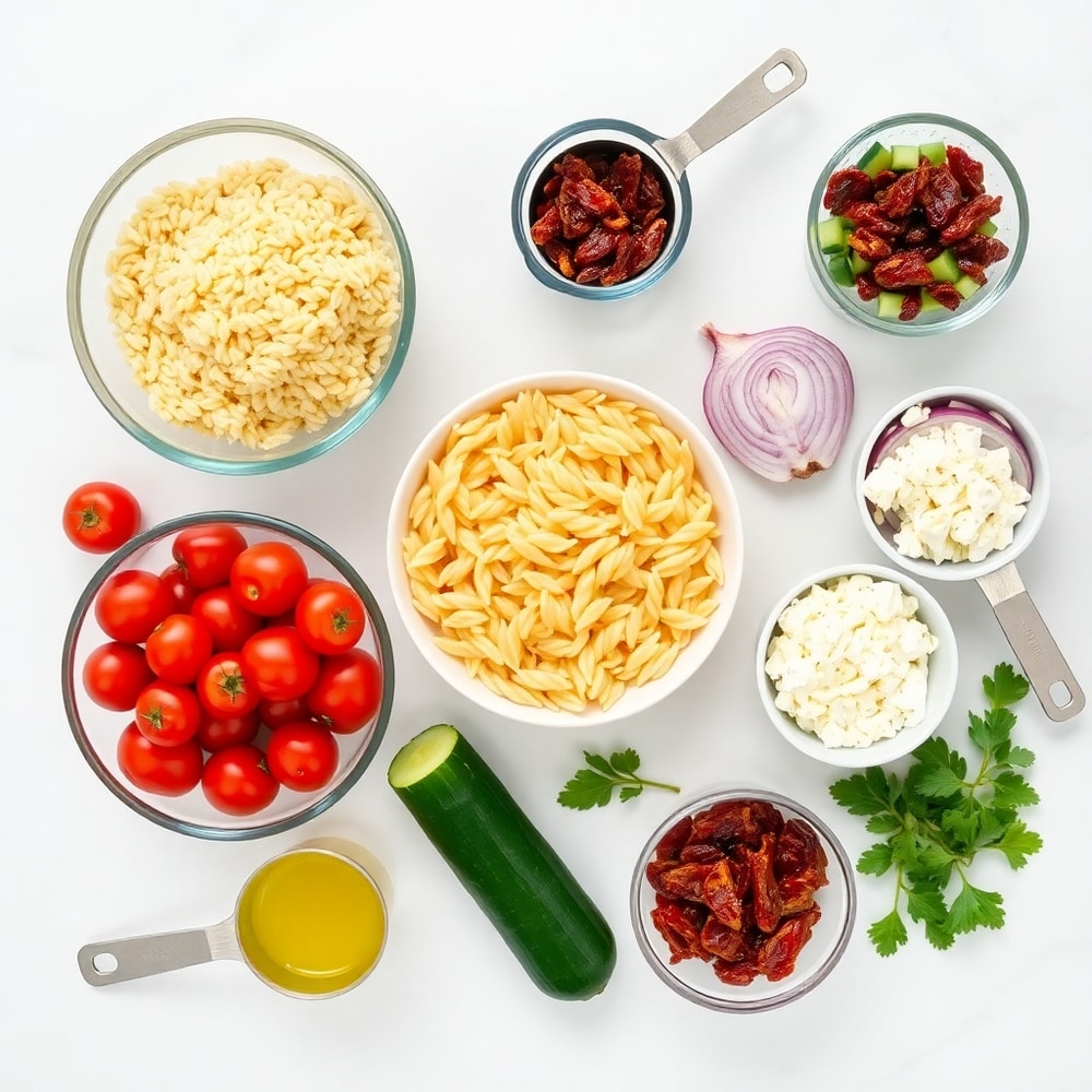 Orzo Salad Ingredients