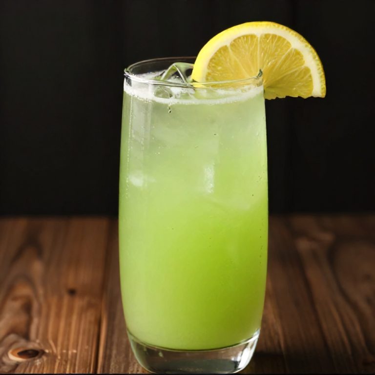 refreshing spring celery apple juice