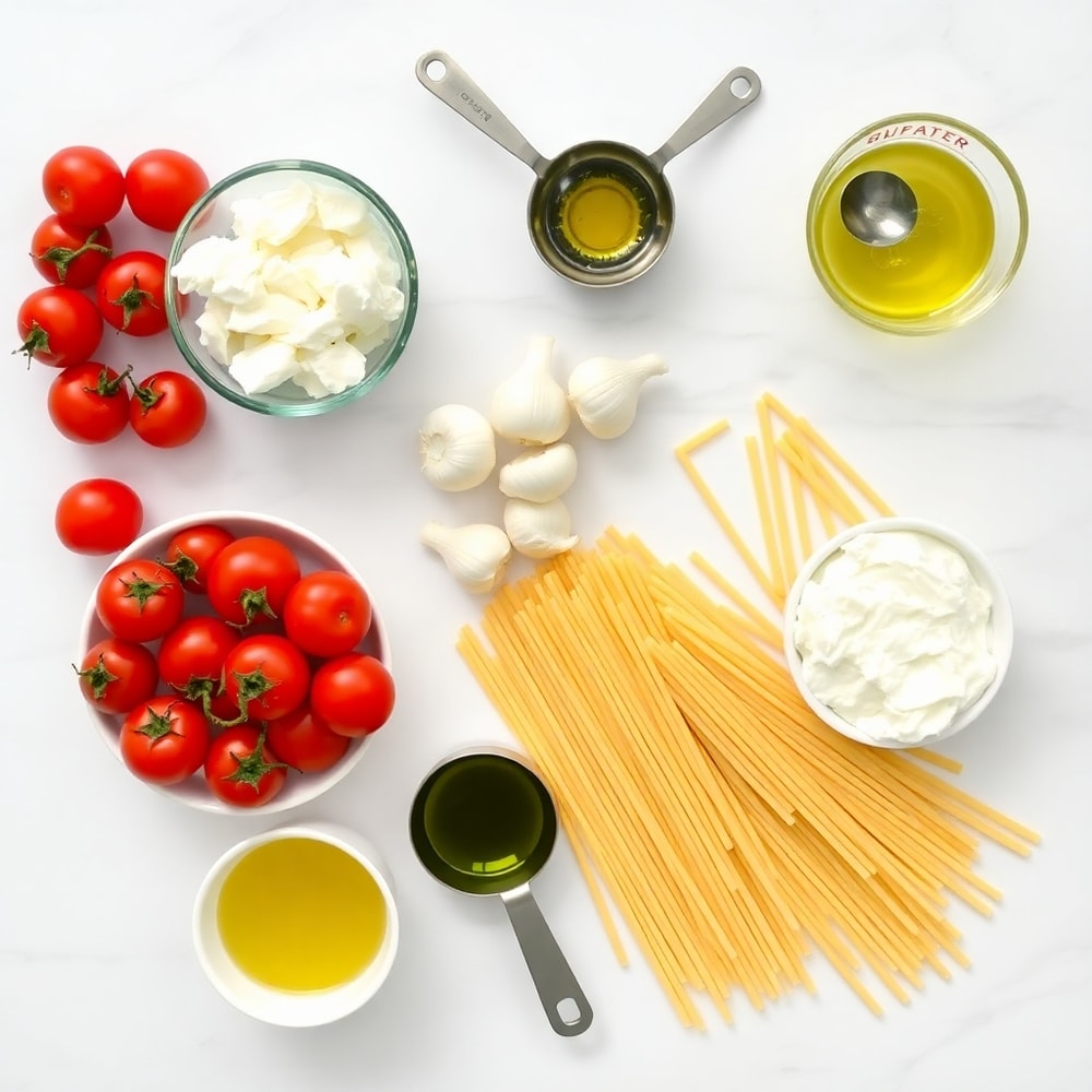 Roasted Tomato and Garlic Ricotta Pasta Ingredients