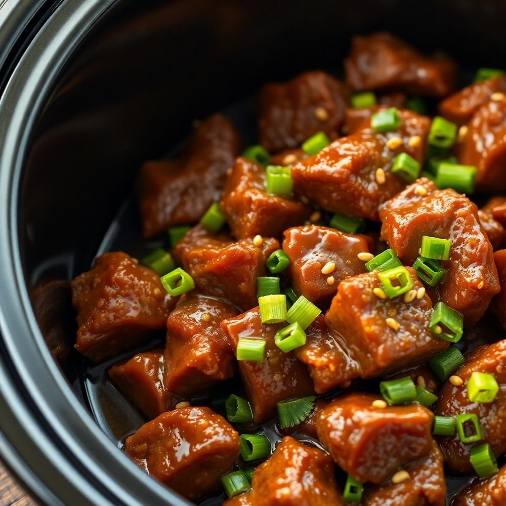slow cooker Mongolian beef